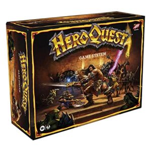 Avalon Hill HeroQuest Game System Tabletop Board Game, Immersive Fantasy Dungeon Crawler Adventure Game for Ages 14 and Up, 2-5 Players