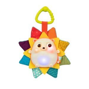 B Baby Musical Light Up Baby Toy Hedgehog Toy With Lights Sounds Sensory Toy For Newborns Babies Music Glowing Lights 0 Months Rainglow Buddy