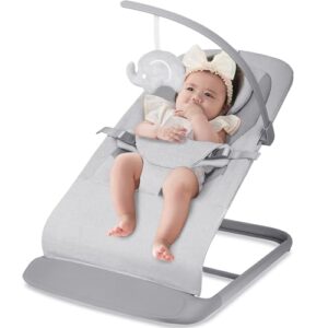 Baby Bouncer Baby Swing For Infants Baby Rocker And Bouncers With 3 Recline Positions Sturdy Base Portable Baby Lounger Seat
