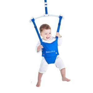 Baby Door Jumpers And Bouncers Exerciser Set With Door Clamp Adjustable Strap For Toddler Infant 6 24 Months