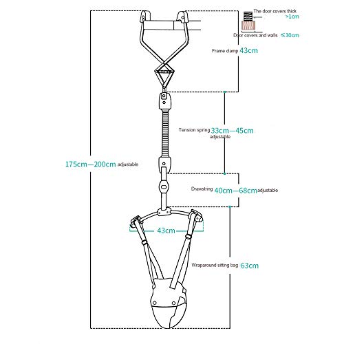 Baby Hanger Jumping Activity Bouncer Doorway Swing Toddler Infant Seat Exercise 4