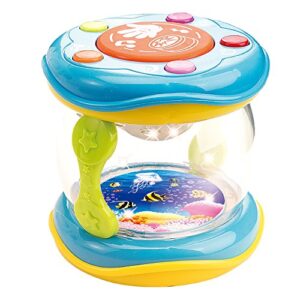 Baby Portable First Drum Musical Instrument - Music Learning for Ages 9 Months to 4 Years