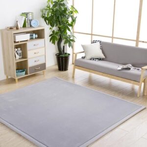 Babykidzworld Premium Thick Baby Play Mat Rug For Babies Kids 3cm Soft Foam Nursery Extra Large Foldable Floor Foam Playmat For Kids Crawling Toddler Playroom Tatami Mat Grey 150 X 200 Cm