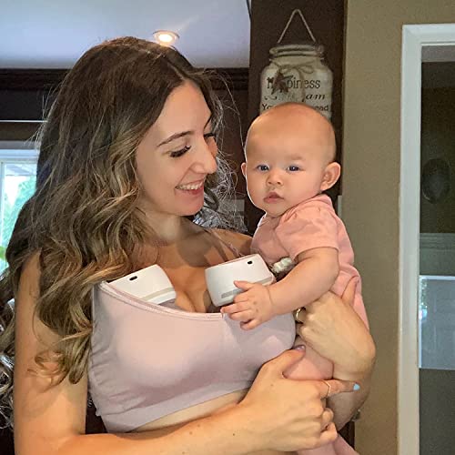 Bellababy Hands Free Breast Pump Wearable Wireless Pump Upgraded With Comfortable Flange 17mm 19mm 21mm Inserts Low Noise 4 Modes 6 Levels Suction 24mm Flanges 1 Pack 3
