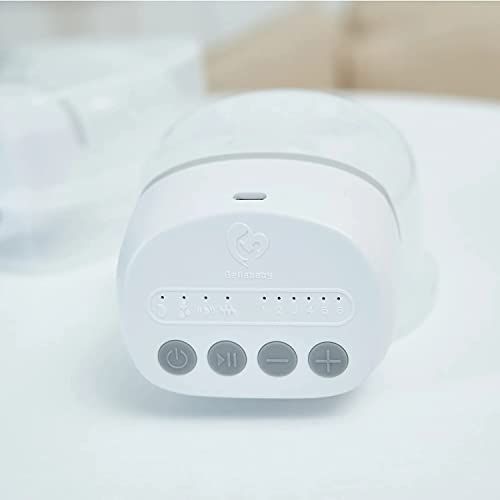Bellababy Hands Free Breast Pump Wearable Wireless Pump Upgraded With Comfortable Flange 17mm 19mm 21mm Inserts Low Noise 4 Modes 6 Levels Suction 24mm Flanges 1 Pack 4