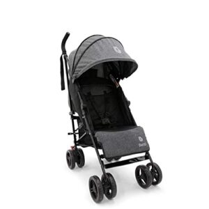 Betti Gran Stroller Charcoal Prams Strollers Super Lightweight Travel Pram Compact
