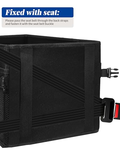 Car Organiser For Front And Back Seat Keep Your Car Tidy And Organised With Multiple Pockets Cup Holders And Adjustable Dividers For Toys Books Snacks Water Cups Umbrellas Baby Bottles 4