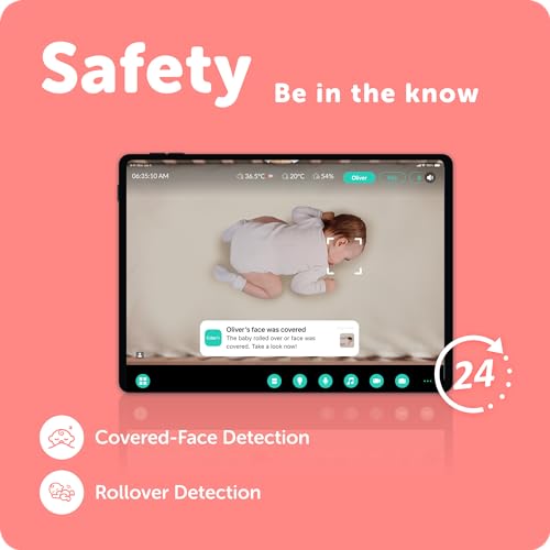 Cuboai Sleep Safety Bundle 1080p Hd Night Vision Cuboai Plus Smart Baby Monitor With 3 Stand Set And Sleep Sensor Pad Proactive Ai Baby Safety Alerts Sleep Analytics Breathing Motion Detection 4
