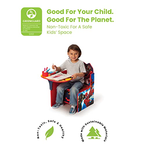 Delta Children Chair Desk With Storage Marvel Spider Man 4