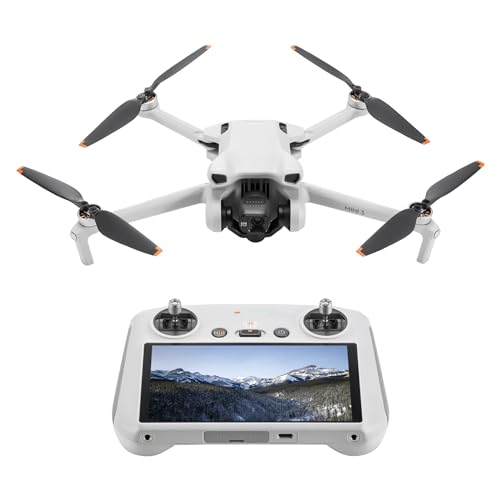 Dji Mini 3 Dji Rc Lightweight And Foldable Mini Camera Drone With 4k Hdr Video 38 Min Flight Time True Vertical Shooting And Intelligent Features Gray