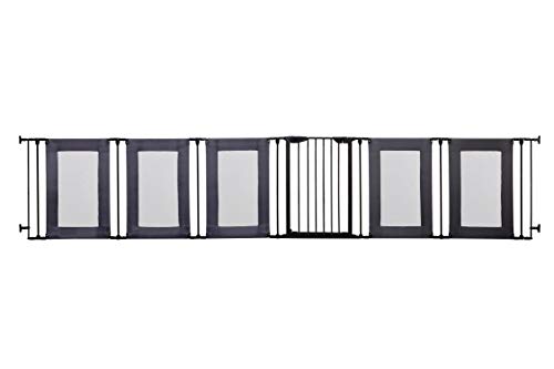 Dreambaby Brooklyn Converta 3 In 1 Play Pen Baby Safety Gate With 6 Configurable Mesh Sides Panels Fireguard Room Divider Fits Opening Up To 38m Wide 74cm Tall Black Model F2031bb 3