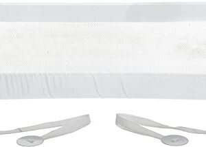 Dreambaby Phoenix Toddler Bed Rail Foldable Portable Bed Safety Barrier Suitable For Flat Bed Bases Up To Queen Size Mattress Measures 110cm Wide X 455cm Tall White Model F719