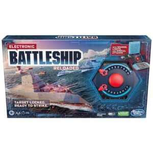 Electronic Battleship Board Game for Kids Ages 8 and Up, 1-2 Players, Strategy Naval Combat Game, Board Games for Kids and Families
