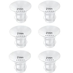 Flange Inserts 21mm 6pccompatible With Momcozy S12 Pro S9 Pro S12 S9 Wearable Breastpump Cupsuitable For Medela Spectra Elvie Willow Tsrete 24mm Shields Flangesreduce 24mm Tunnel Down To 13mm6pcs