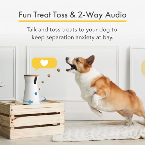 Furbo 360a Dog Camera Rotating 360a View Wide Angle Pet Camera With Treat Tossing Color Night Vision 1080p Hd Pan 2 Way Audio Barking Alerts Wifi Designed For Dogs 3