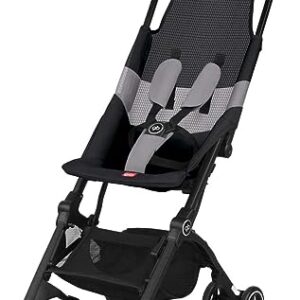 Gb Pockit Air All Terrain Stroller Velvet Black Strollers Prams One Hand Compact Fold Ultra Light Weight Compact 47kg