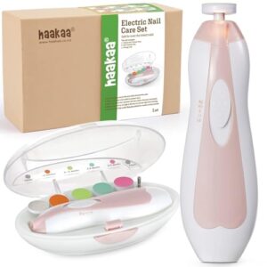 Haakaa Baby Nail Care Kit Nail Trimmer Nail File Baby Electric Nail File Safe Nail Clipper