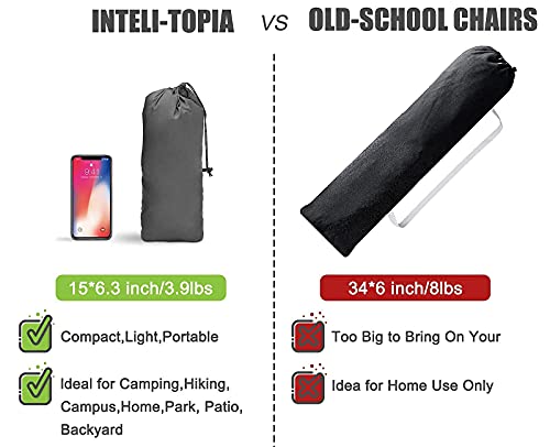 Hammock Chair Portable Large Hanging Rope Swing Lightweight Nylon Parachute Max 500 Lbs Detachable Metal Support Bar Hammock Chair Swing For Outdoor Indoor Backpacking Camp Beach 4