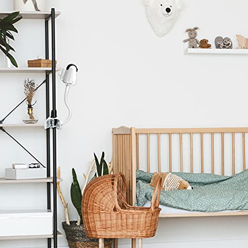 Holaca Clamp Bracket For Vava Baby Monitor Hipp Baby Monitor Screwless Bracket Adapter Holder 4