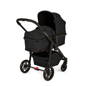 Ickle Bubba Baby/Infant V3 Stomp 4-Wheel Kids Pram Outdoor Seat Stroller Black