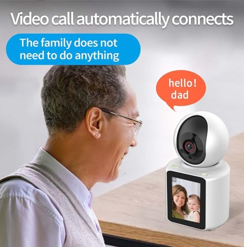 Indoor Home Security Camera 1080p Two Way Video Camera With 28 Monitor And Audio Pet Camera With Phone App Motion Detection Night Vision Pan Tilt 128g Card Cloud Storage For Baby Elderly 3