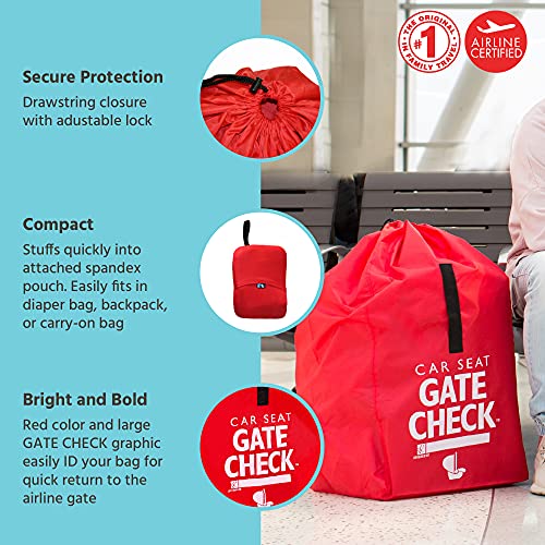Jl Childress Gate Check Bag For Car Seats Red One Size 2