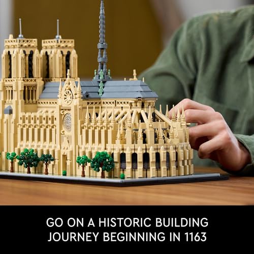 Lego Architecture Notre Dame De Paris Set 21061 Model Kit For Adults To Build Home Or Office Dacor Collectible Set For Lovers Of History Men Women Him Or Her 3