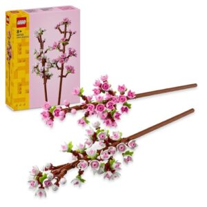Lego Botanical Collection Cherry Blossoms Collectible Artificial Flowers Set Kids Toy For Home Office Or Desk Decor For 8 Plus Year Old Girls Boys And Teenagers 40725