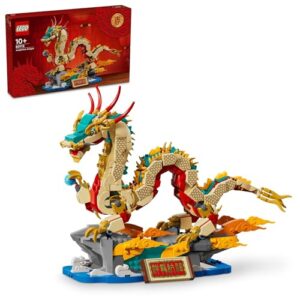 Lego Chinese Festivals Auspicious Dragon 80112 New Years Celebration With Buildable Figure Mythical Creature Toy For Kidsfor Boys And Girls 10 Plus Years Old