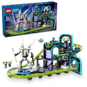 Lego City Robot World Roller Coaster Park 60421 Adventure Toy Funfair Playset For Boys And Girls Aged 8 And Over Creative Toy For Kids
