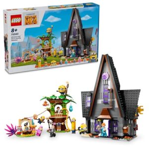 Lego Despicable Me Minions And Gru Family Mansion 75583 Toy House And Tree Playset Film Setfun Illuminations Despicable Me 4 Creative Building Toy For Boys And Girls Aged 8 Plus