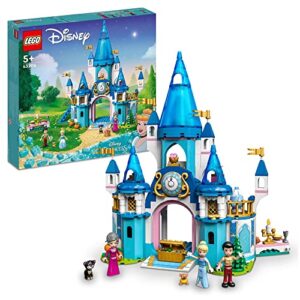 Lego Disney Cinderella And Prince Charmings Castle 43206 Building Kit Designed For Imaginative Play For Ages 5