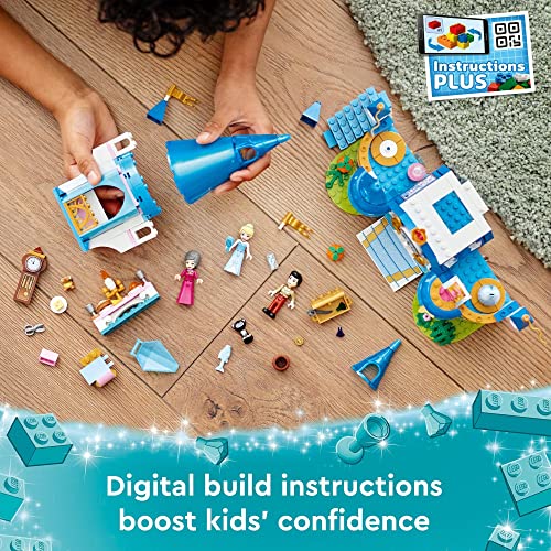 Lego Disney Cinderella And Prince Charmings Castle 43206 Building Kit Designed For Imaginative Play For Ages 5 4