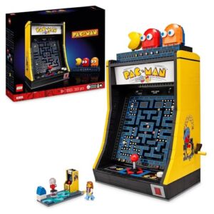 Lego Icons Pac Man Arcade Model Kit For Adults Building Toy Of A Retro Video Game Machine Featuring Iconic Characters Makes Fun Office Or Home Decor For Men Women Gaming Fans 10323