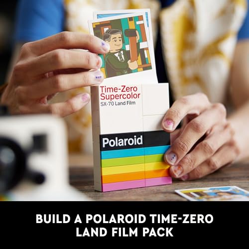 Lego Ideas Polaroid Onestep Sx 70 Camera Set For Adults Collectible Vintage Film Camera Model Kit With Details Relaxing Arts Crafts Activity For Women And Men Diy Desk Decor Accessory 21345 4