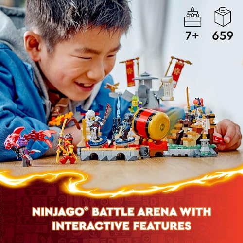 Lego Ninjago Tournament Battle Arena 71818 Playset With 6 Minifigures Adventure Toy For Kids Building Set Birthday Toy For Boys And Girls Aged 7 And Over 2