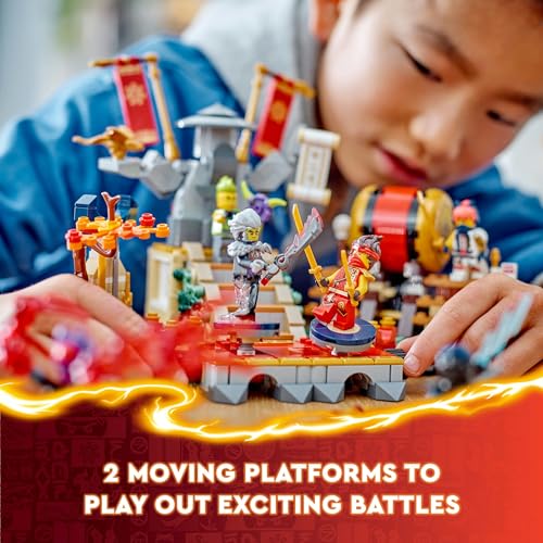 Lego Ninjago Tournament Battle Arena 71818 Playset With 6 Minifigures Adventure Toy For Kids Building Set Birthday Toy For Boys And Girls Aged 7 And Over 3