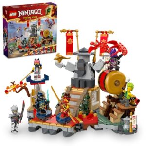 Lego Ninjago Tournament Battle Arena 71818 Playset With 6 Minifigures Adventure Toy For Kids Building Set Birthday Toy For Boys And Girls Aged 7 And Over