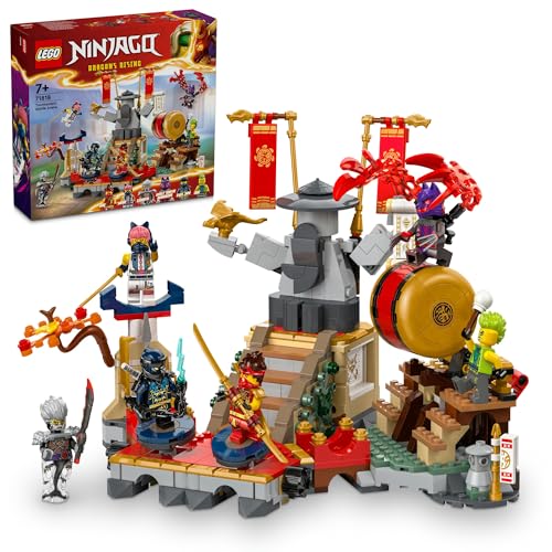 Lego Ninjago Tournament Battle Arena 71818 Playset With 6 Minifigures Adventure Toy For Kids Building Set Birthday Toy For Boys And Girls Aged 7 And Over