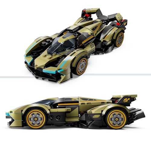 Lego Speed Champions Lamborghini Lambo V12 Vision Gt Super Car Toy For 10 Plus Year Old Boys Girls Kids Toy Vehicle Model Building Kit With A Driver Minifigure For Racing Fans 76923 3