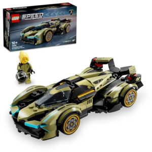 Lego Speed Champions Lamborghini Lambo V12 Vision Gt Super Car Toy For 10 Plus Year Old Boys Girls Kids Toy Vehicle Model Building Kit With A Driver Minifigure For Racing Fans 76923