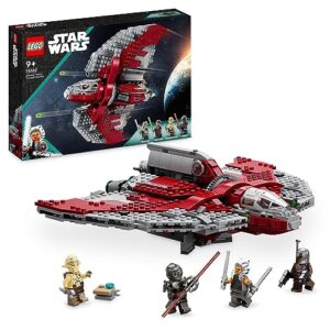 Lego Star Wars Ahsoka Tanos T 6 Jedi Shuttle 75362 Building Toy Set Fun Toy For Kids Aged 9 And Over Featuring A Buildable Stud Shooting Starship And 4 Characters
