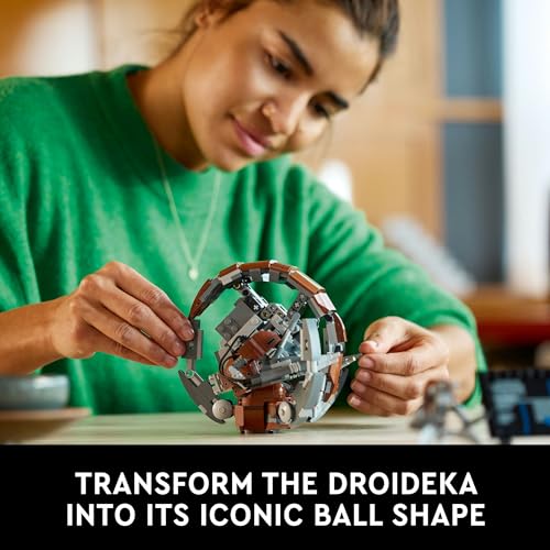 Lego Star Wars Droideka 75381 Collectible Brick Built Destroyer Droid Figure Building Set For Display And Creative Playtoy For Adults And Any Fan Or Collector 4