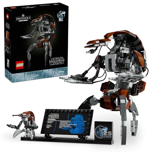 Lego Star Wars Droideka 75381 Collectible Brick Built Destroyer Droid Figure Building Set For Display And Creative Playtoy For Adults And Any Fan Or Collector