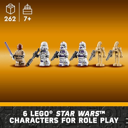 Lego Star Wars Republic Fighter Tank Building Toy The Clone Wars Kids Toy With 4 Character Minifigures Including Mace Windu And 2 Battle Droid Figures For 7 Plus Year Old Boys Girls Fans 75342 3