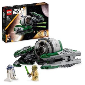 Lego Star Wars The Clone Wars Yodas Jedi Starfighter 75360 Building Toy Set Featuring 2 Iconic Characters