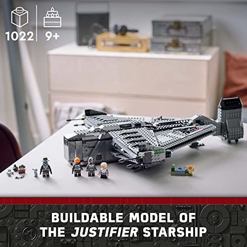 Lego Star Wars The Justifier 75323 Building Kit Buildable Starship Toy Playset For Kids Aged 9 And Over Featuring Cad Bane Omega Fennec Shand And Hunter Plus A Todo 360 Droid 2