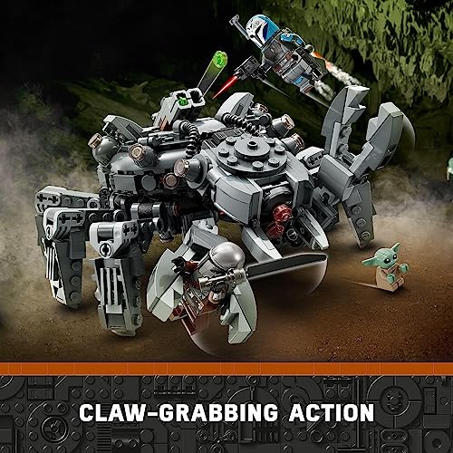 Lego Star Wars The Mandalorian Spider Tank 75361 Building Toy Setbuildable Mech And 3 Characters With Weapons And Accessories For Creative Play 4