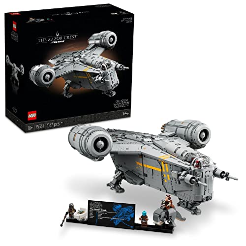 Lego Star Wars The Razor Crest 75331 Building Kit For Adults Collectible Brick Built Starship For Display