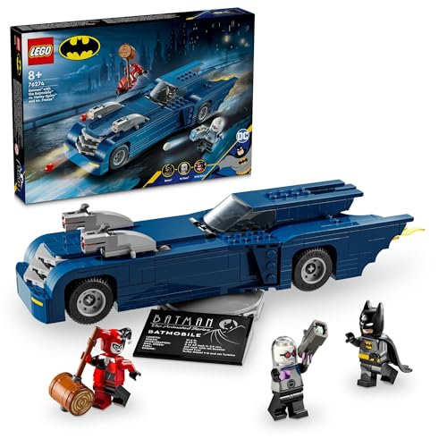 Lego Super Heroes Dc Batman Batman With The Batmobile Vs Harley Quinn Mr Freeze 76274 Toy Vehicle From The Kids Animated Tv Series Toy For Boys And Girls Aged 8 And Over